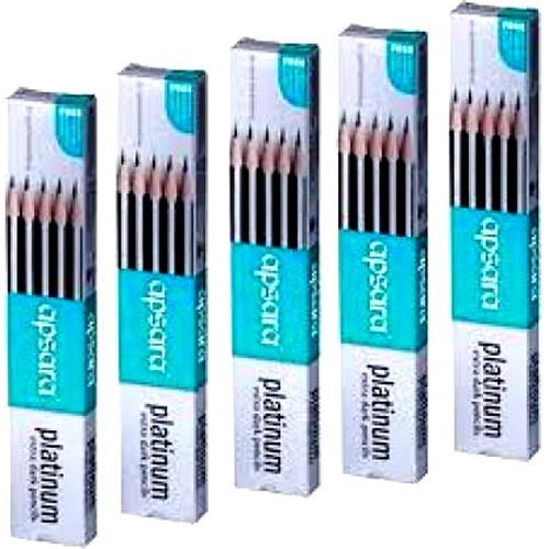 Apsara Platinum 2B Pencil - 5 Packet