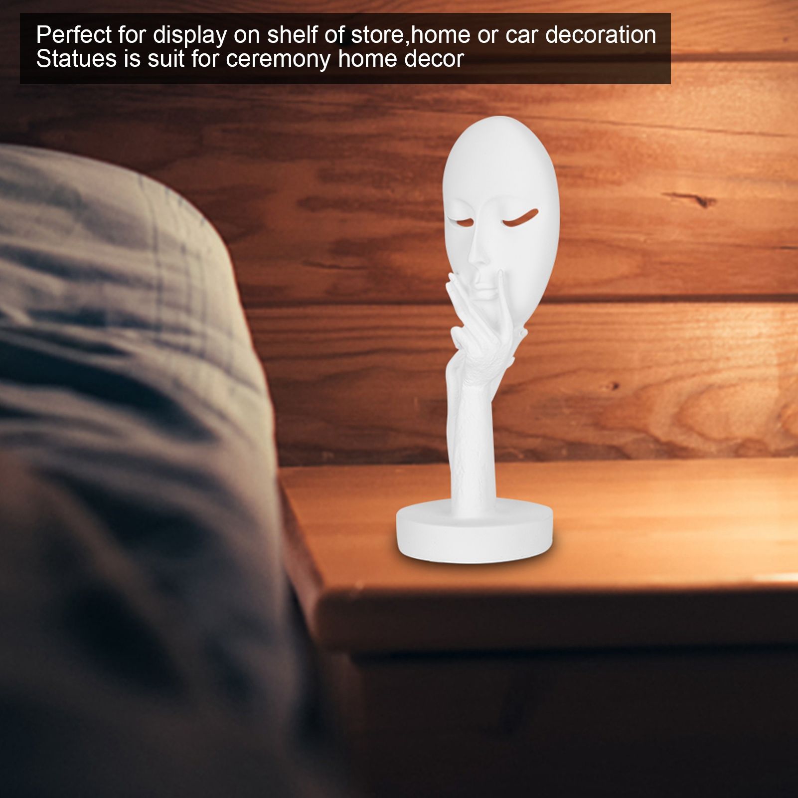 Face Art Statue Abstract Characters Crafts Resin Hand‑Made Ornaments Sculpture