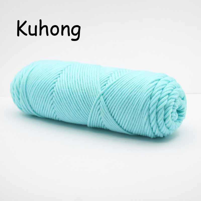 【BestGO】100g Alpaca Wool Medium Thickness Yarn Soft Worsted Knitting Crochet Thread