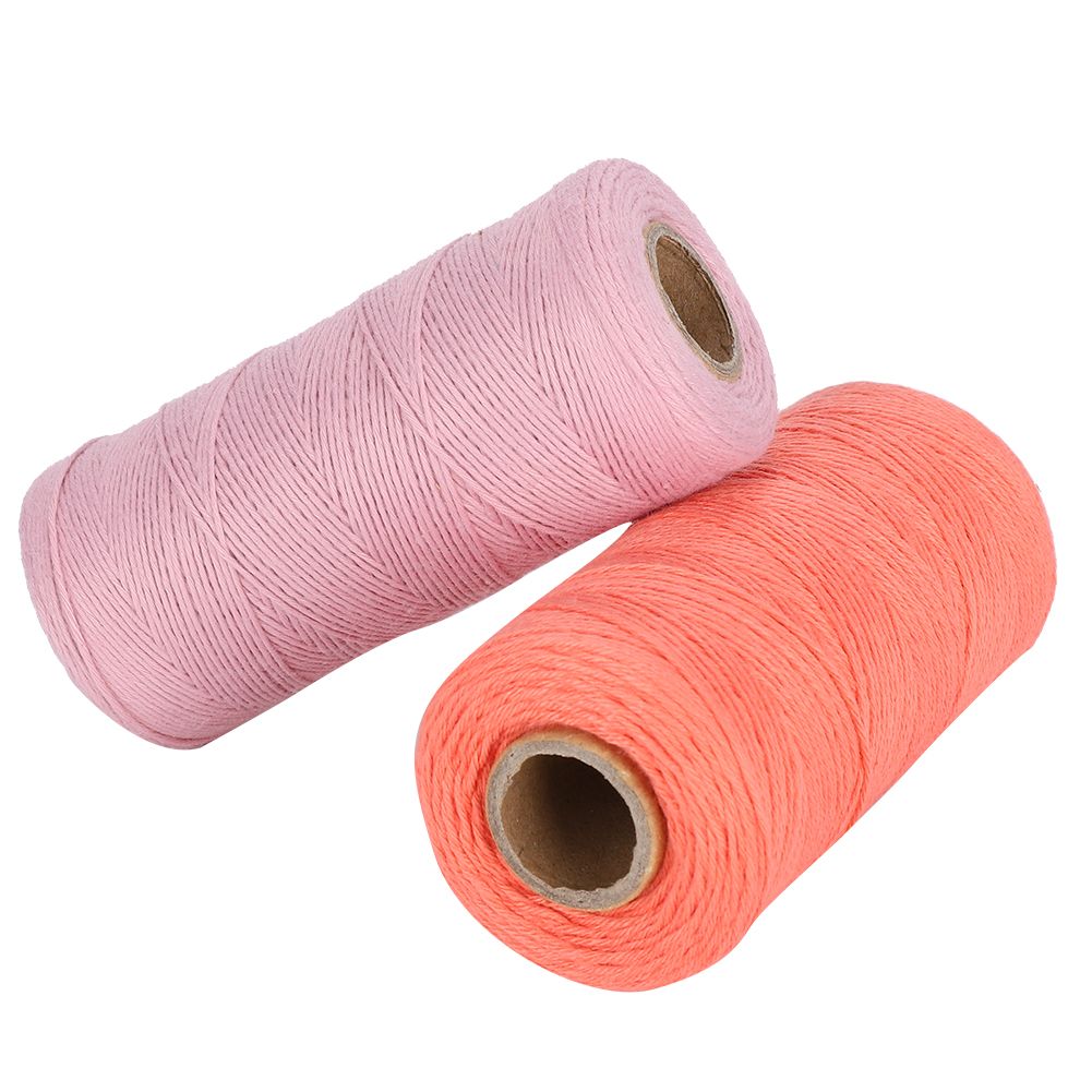 Embroidery Machine Thread 2Pcs 8/4 Warp Yarn Weaving Carpe Ture Cotton Spinning 250 meters
