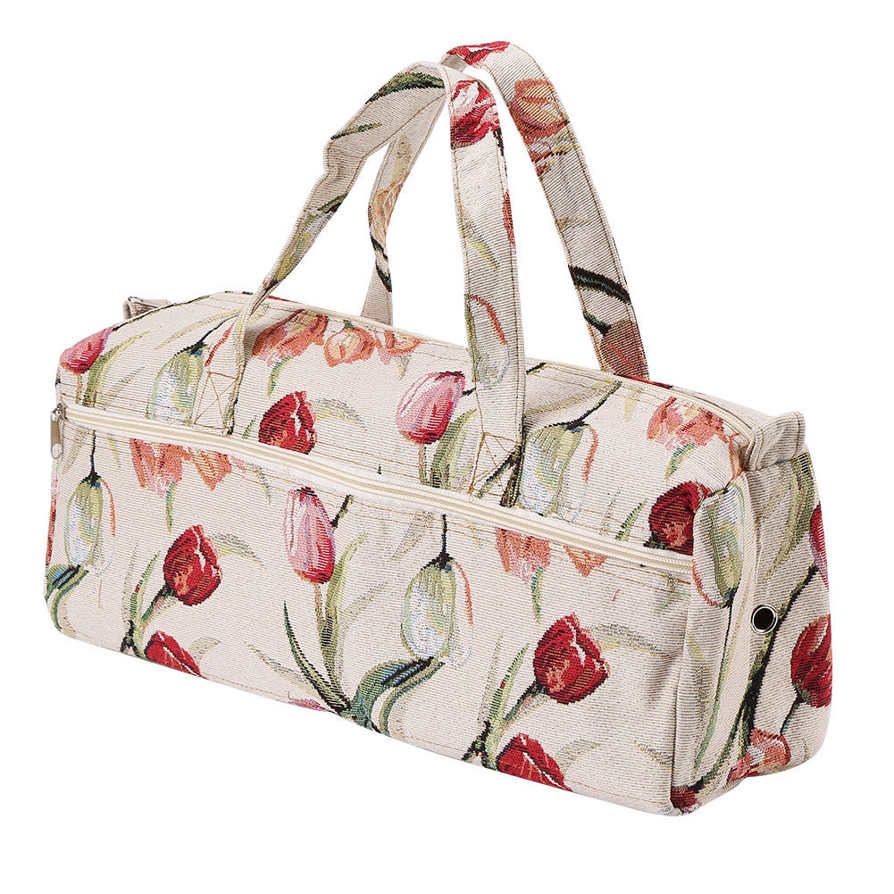Knitting Bag Home Sewing Supplies Fabric Crafts Storage Crochet Hook Portable Organizer