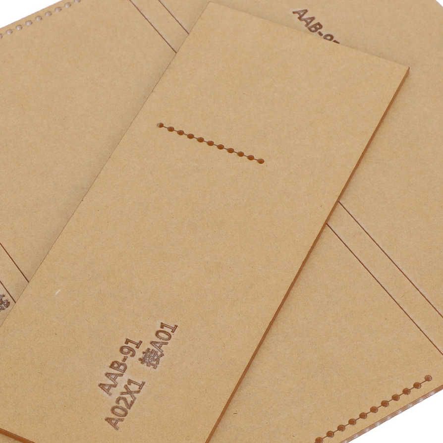 Acrylic Wallet Pattern Stencil Template Drawings Kit Making Tools