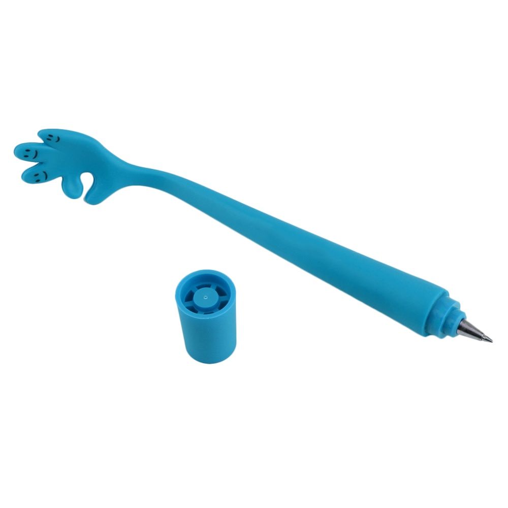1 Pc Funny Finger Pen Creative Bendable Flexi Expressive Cartoon Ball Pen