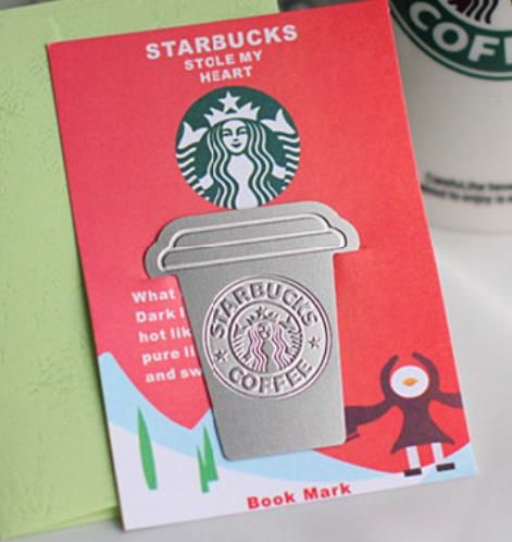 Cute Kawaii Coffee cups Bookmark Book Holder for Book Paper Creative Gift Stationery School Supplies stationery gift