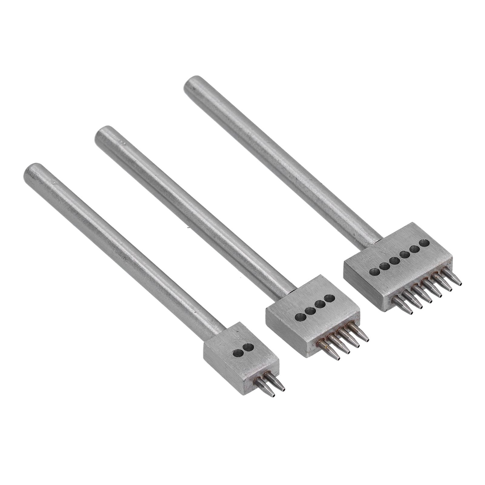 Leather Craft Perforated Tool Kits 3Pcs Working Tools for Punching