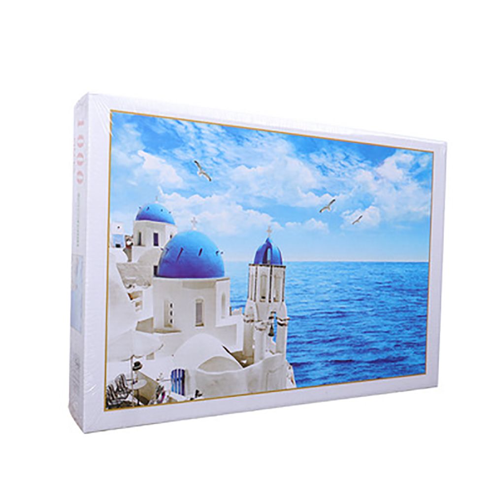 1000Pcs Adults Kids Santorini Aegean Sea Landscape DIY Jigsaw Puzzle Toy Gift