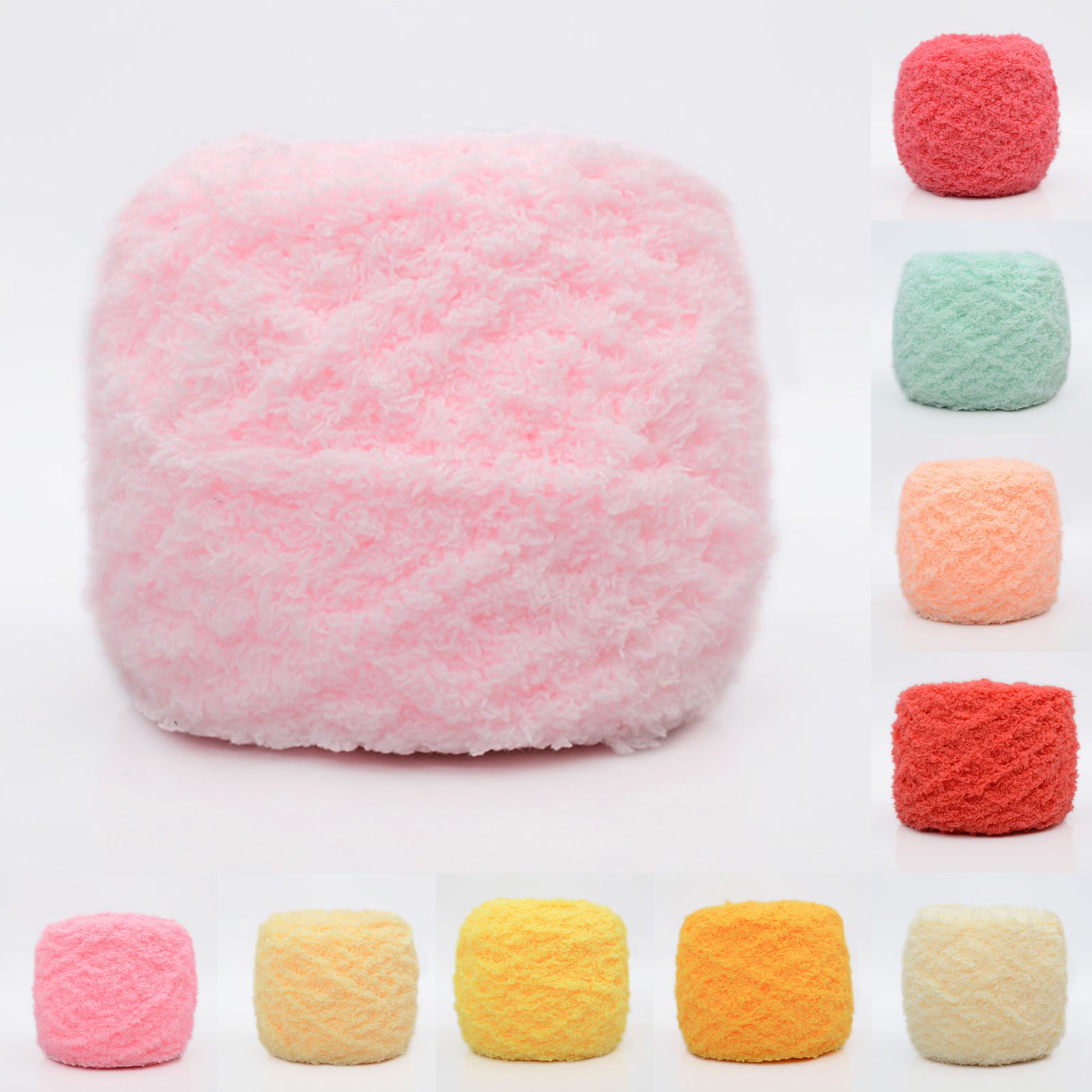 Blended Yarn Anti-shrinkage Multi Colors Crochet Thread
