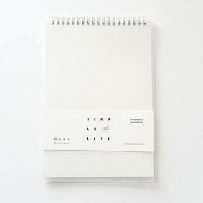 A5 B5 Coil Notebook Spiral book Line Grid Paper Journal Diary Sketchbook For School office Supplies Stationery