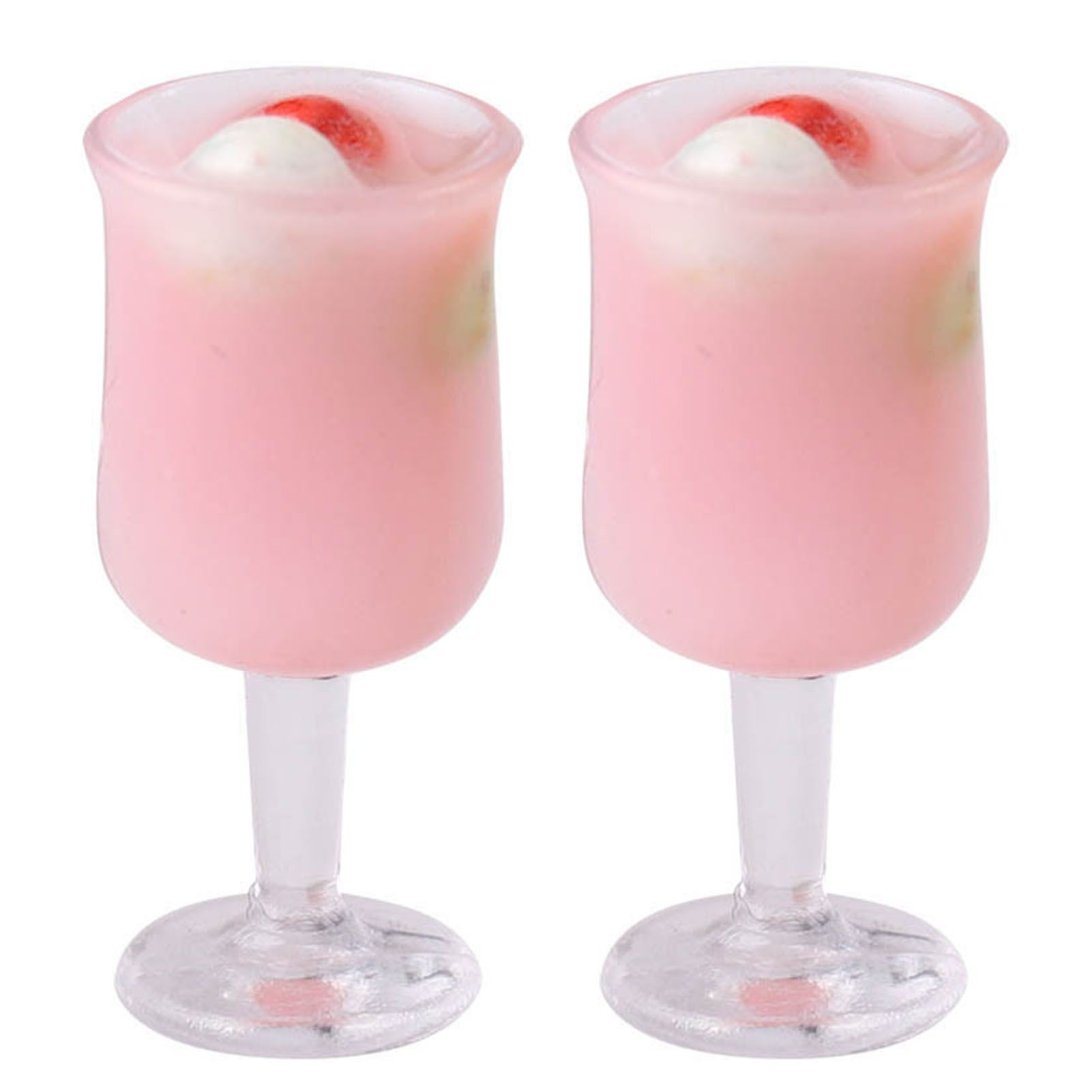ni Dks Lightweight Dollhouse cessories Strawberry Juice