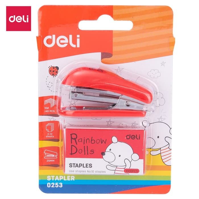 Deli Stapler 0253 With Pin Box
