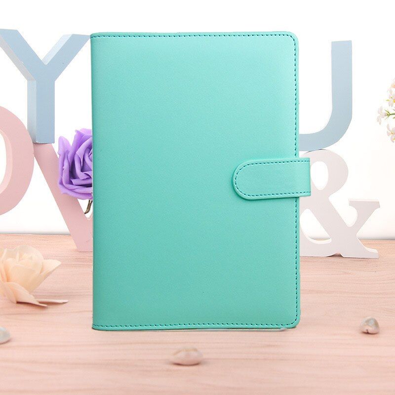 A6 Cute Ring Diary Leather Cover Case Handbook Cover Office Personal Binder Weekly Planner/agenda Organizer(null)