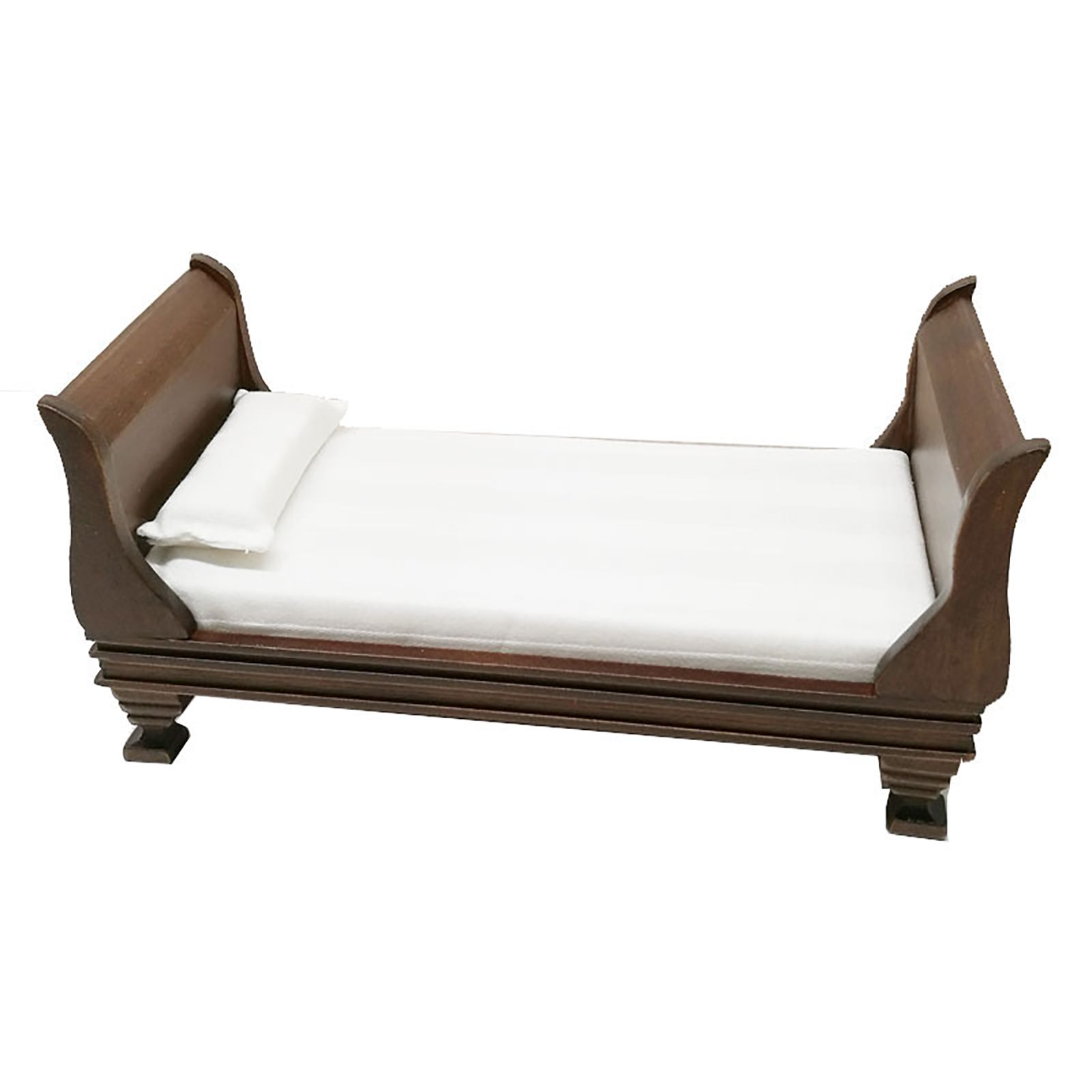 Simulation Bed Vivid Dollhouse Decoration Parts Single Bed