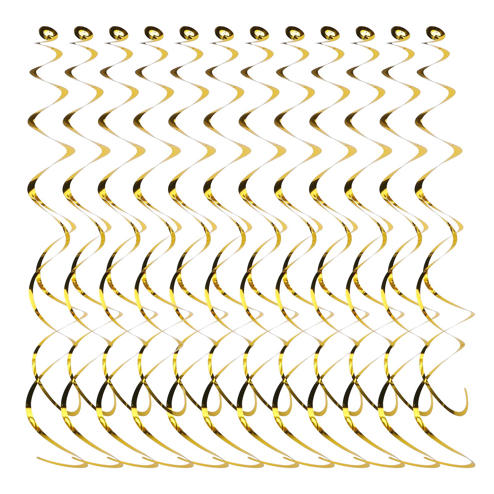 Ceiling Swirl Decoration Party DIY Decorations Aluminum Foil Supplies for Holiday Gifts Birthday Graduation Wedding