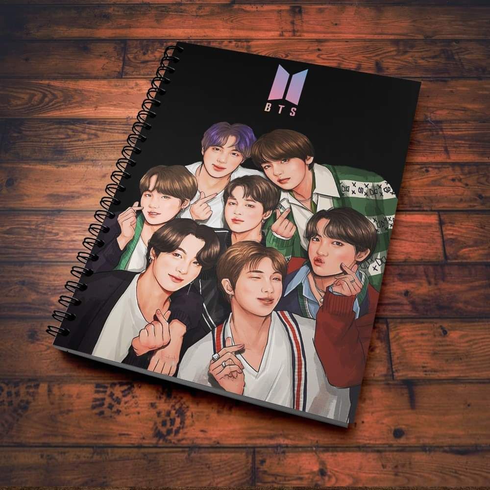 BTS Custom HD Printed Mini Notebook 200pages