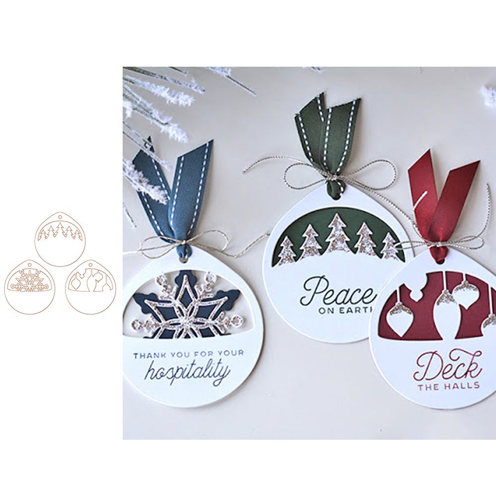 Tag Round Metal Cutting Dies DIY Scrapbook