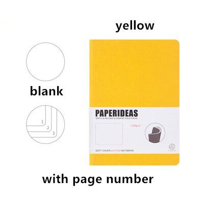 Dotted Notebook Journal Planner Agenda Binder Blank Grid Daily Schedule Organizer Brief Lines School Stationery Students