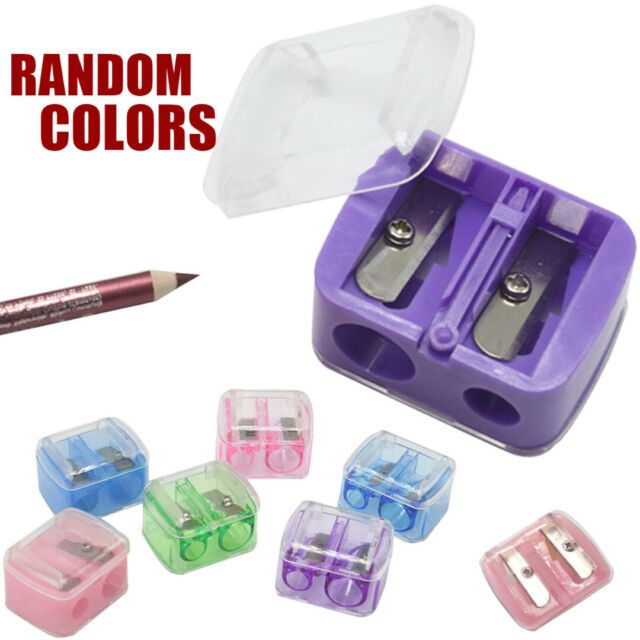 Dual Sharpener Eyebrow Lipliner Pencil Sharpener 1 piece