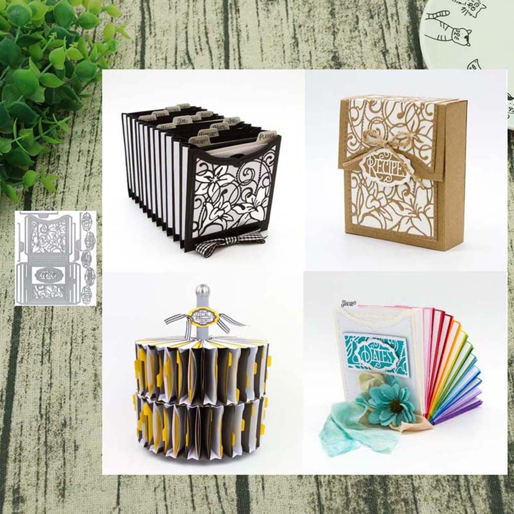 Book Cover Metal Cutting Dies DIY Scrapbook