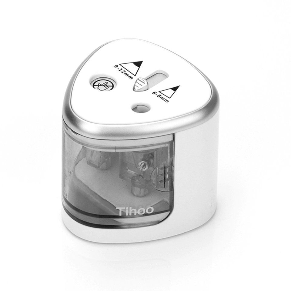 LA Compact Double Holes Art Sketch Electric Pencil Sharpener School Stationery