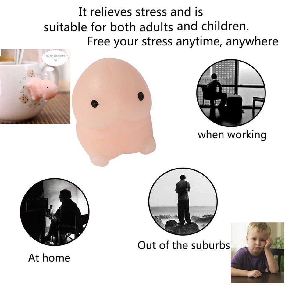 Dropshipping Cute Fruit Animal Design Stress Release Squeeze Decompression Children Toys Kids Adult Stress Reliever Toys