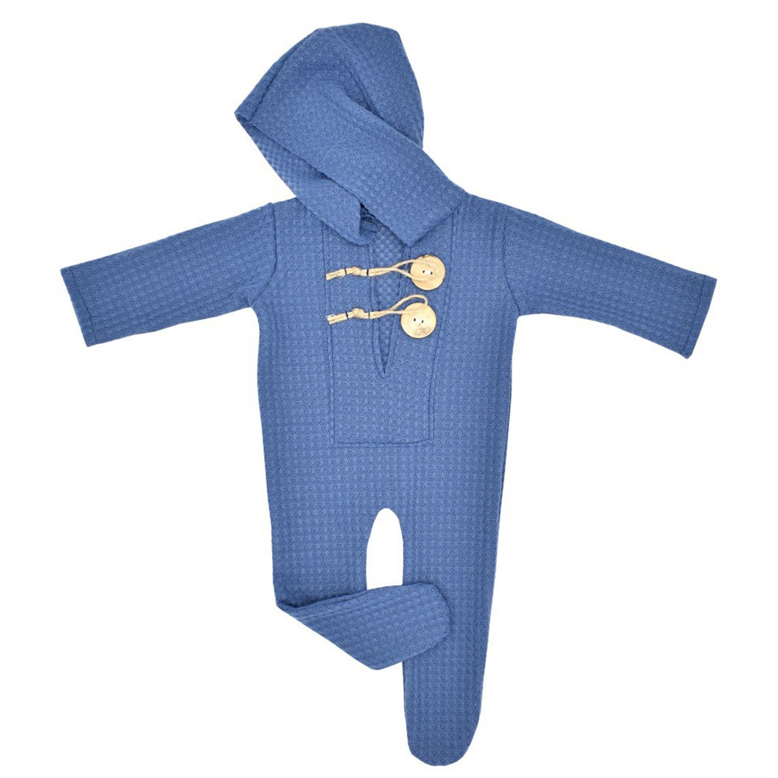 Infant Jumpsuit Eye-catching Baby Hooded Jumpsuit Infant Casual Apparel