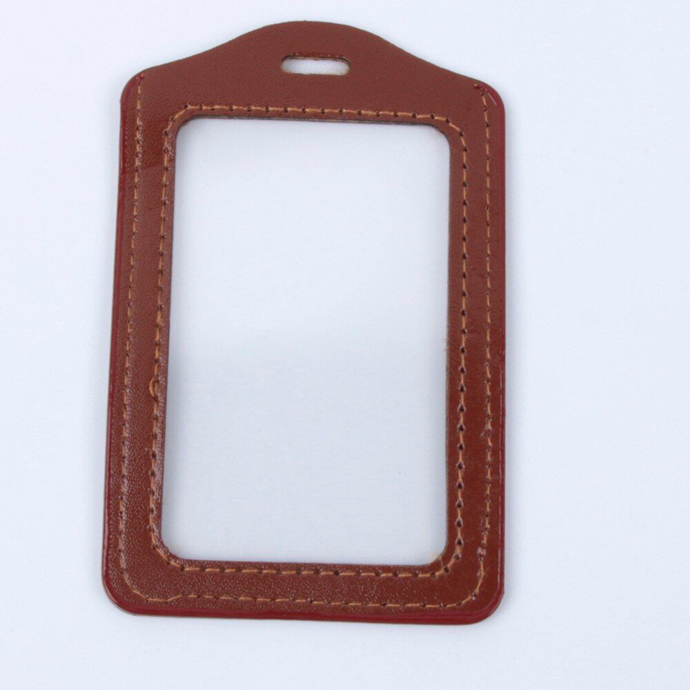 Name Credit Card Holders Women Men PU Bank Card Neck Card Bus ID holders candy colors Identity badge