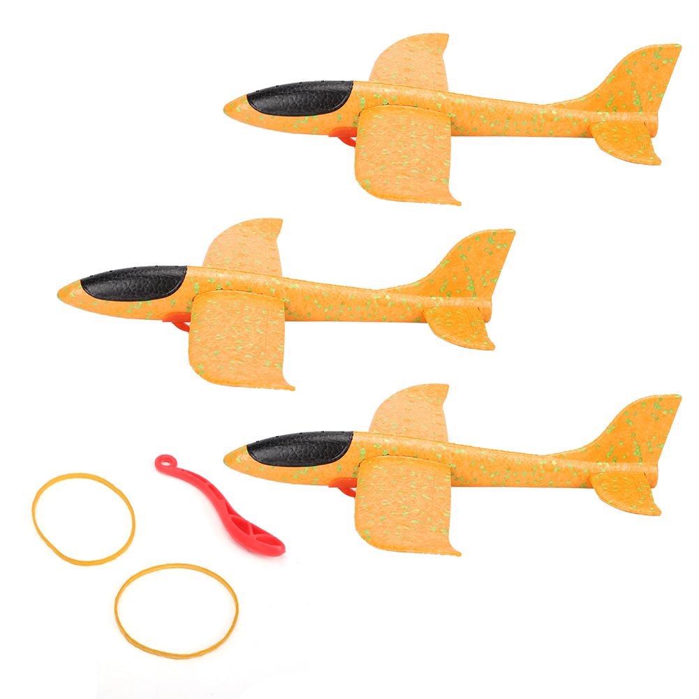 Throw Airplane Toy 3 Pcs EPP Catapult Throwing Glider Model Children Educational Parent-Child Interactive