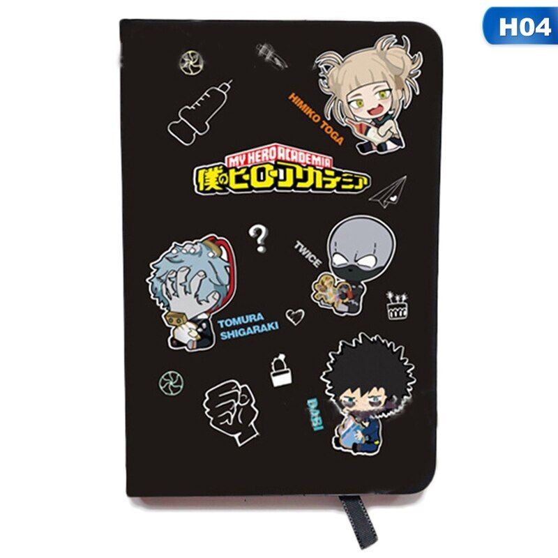 Anime My Hero Academia Notebook Midoriya Izuku Cosplay Burned Notebook Accessories Student Personality Notebook Gift