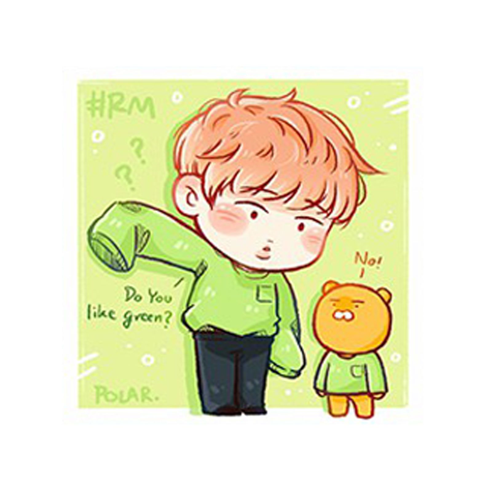 Ehousehold 1 Set 30 x 30cm Diamond Painting DIY BTS Cartoon Boys Pattern Fabric Adorable Cross Stitch Painting for Living Room