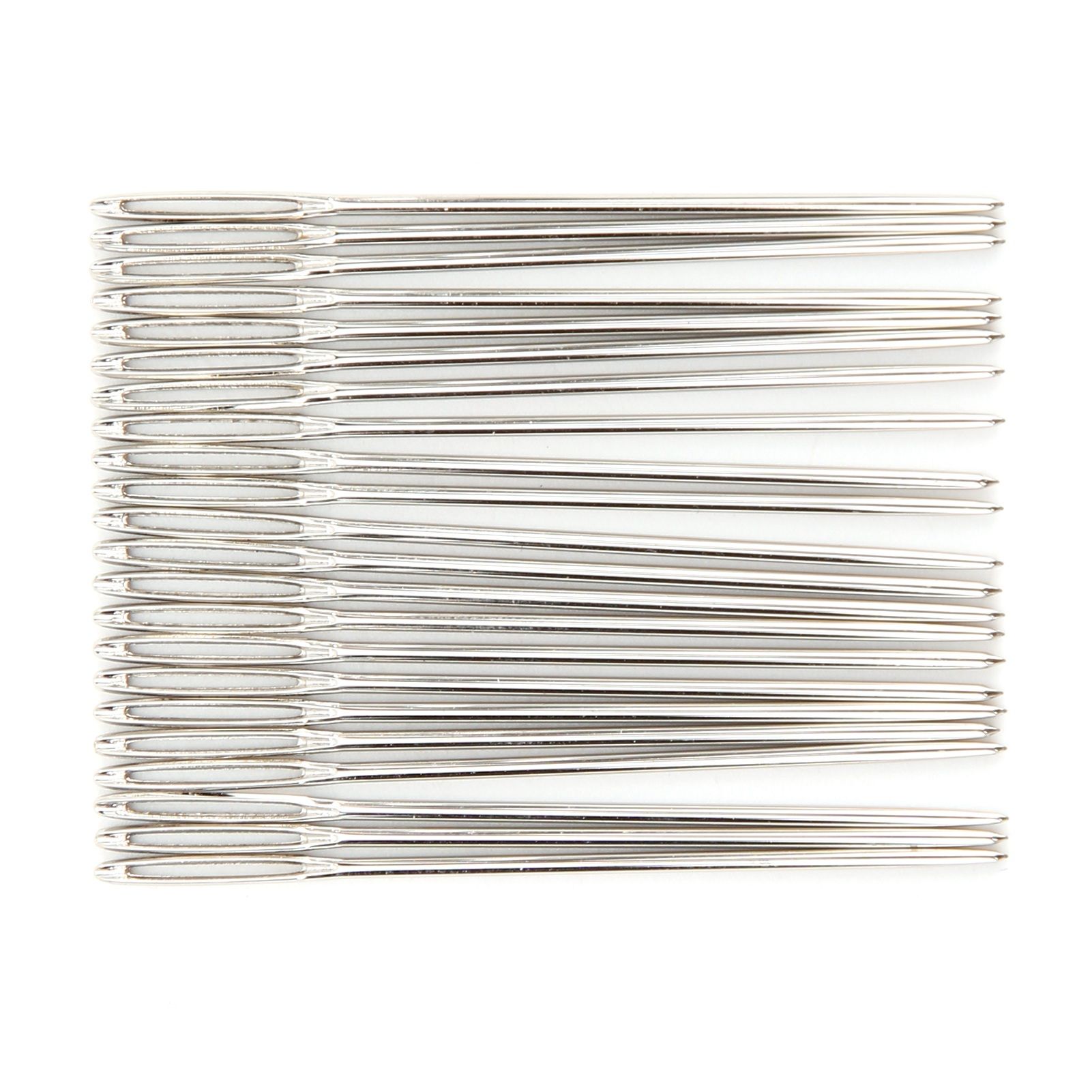 25Pcs Hand Needles Sturdy Durable Stainless Steel Smooth Sewing for Knit Crochet Projects