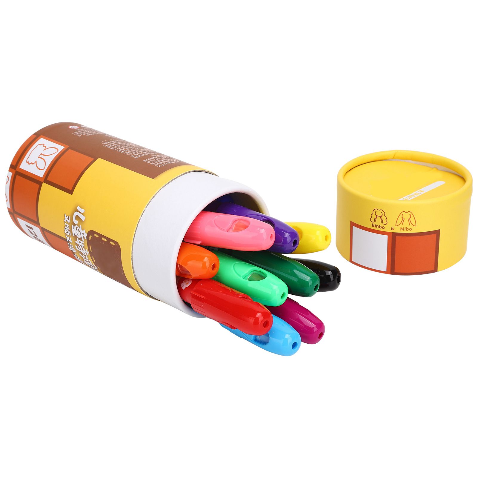 Chenmeng La Rotating Crayons Wax Colorful Washable Children Graffiti Painting Drawing Tools