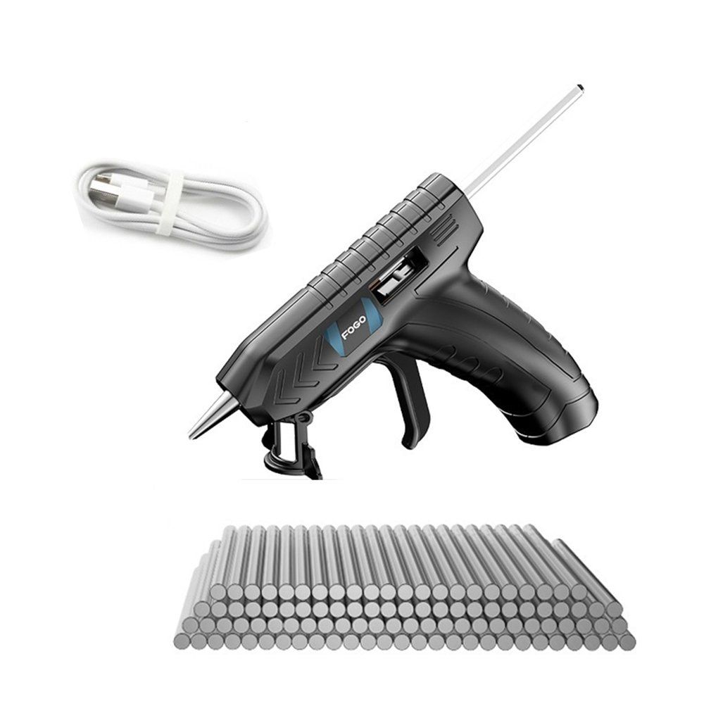 40W Electric DIY Hot Melt Glue  Rechargeable Lithium Wireless Hot Melt Glue Machine Hand Craft wer Tool With Glue Sticks