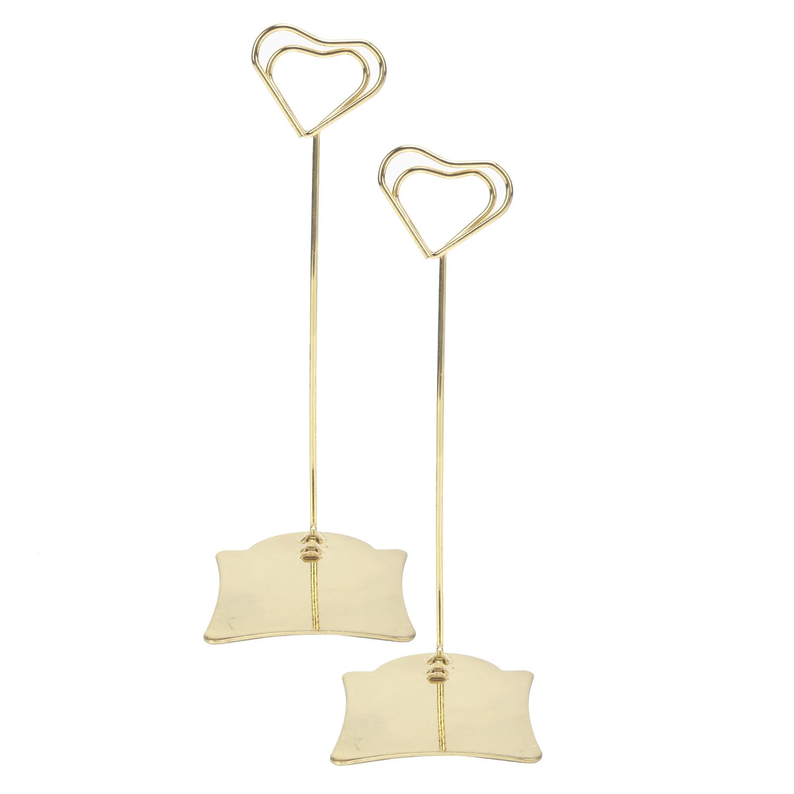 Picture Holder Multipurpose Name Card Clips Table Number Holders 2Pcs for Papers Wedding Storing Photos Notes