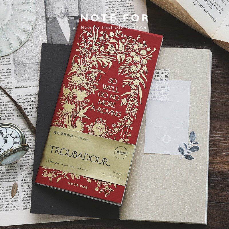 Note For TN Cool Vintage Fashion Paper Collection Refilled Book 210mm*106mm 48P