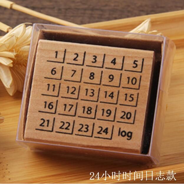 1 Set Vintage Weather Week Month Calendar stamp DIY wooden rubber stamps for scrapbooking stationery scrapbooking standard stamp