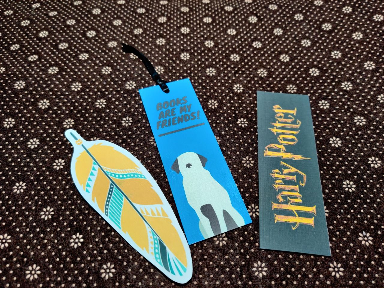Colorful Paper Bookmark (Customization available)-3 pieces set