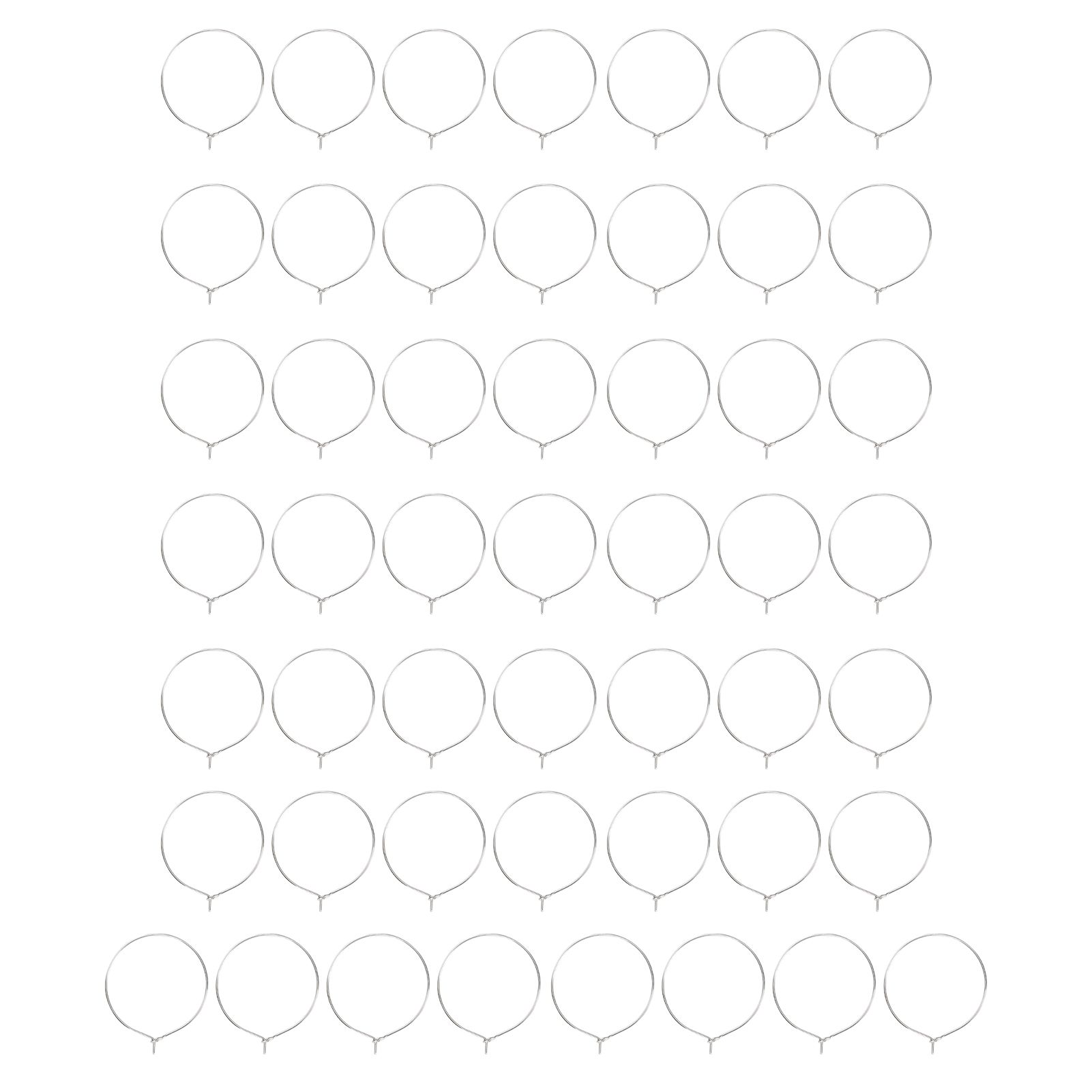 Earring Beading Hoop Rings Flexible Stainless Steel For Weddings
