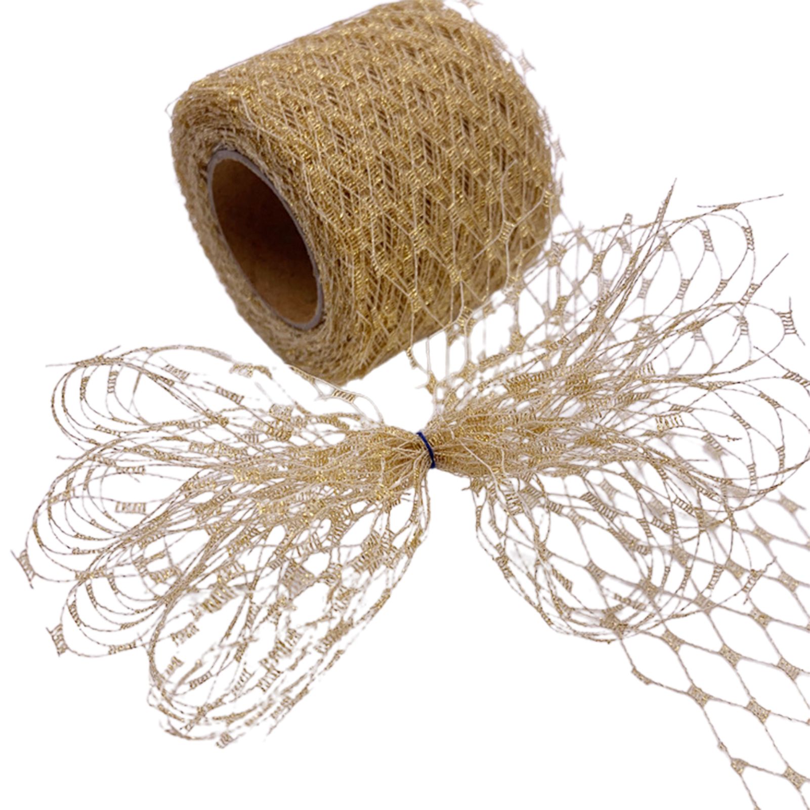 Ribbon Decor Eye-catching Decorative Sparkling DIY Mesh Ribbon