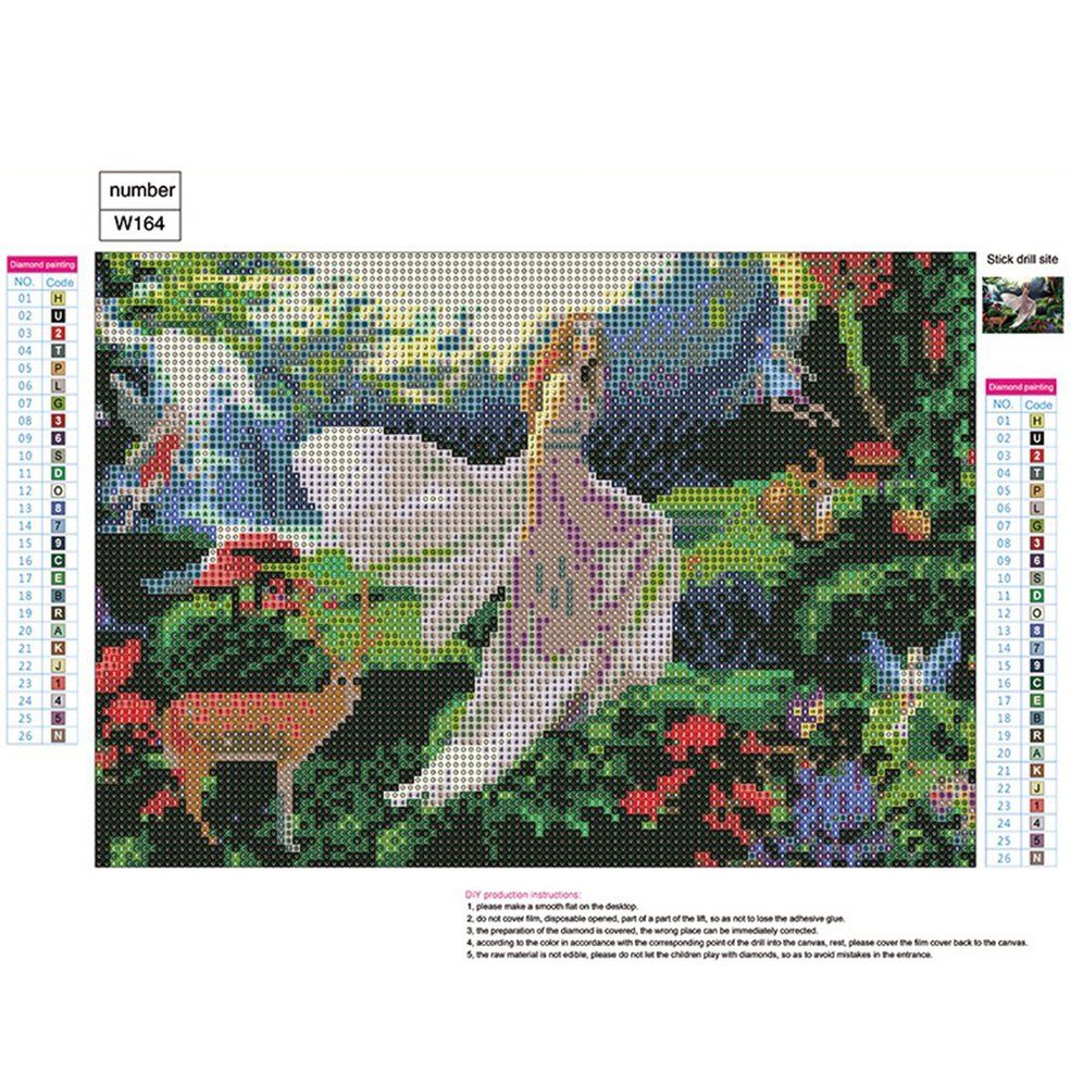 W164 Diamond Painting DIY 5D Full Drill Diamond Painting Embroidery