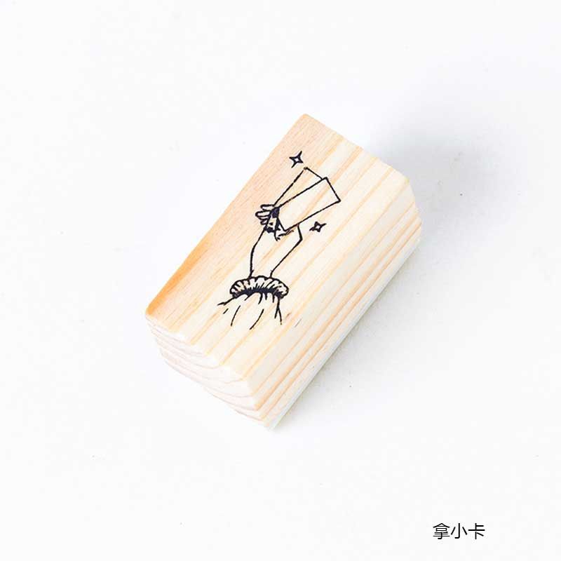Vintage Gesture Serise Decoration wood stamp DIY wooden rubber stamps for scrapbooking stationery scrapbooking standard stamp