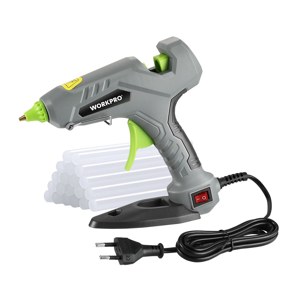WORKPRO 60W Hot Glue Gun Fast Preheating Glue Gun Kit with 20 PC Glue Gun Sticks For Home Quick Repairing And DIY Projects