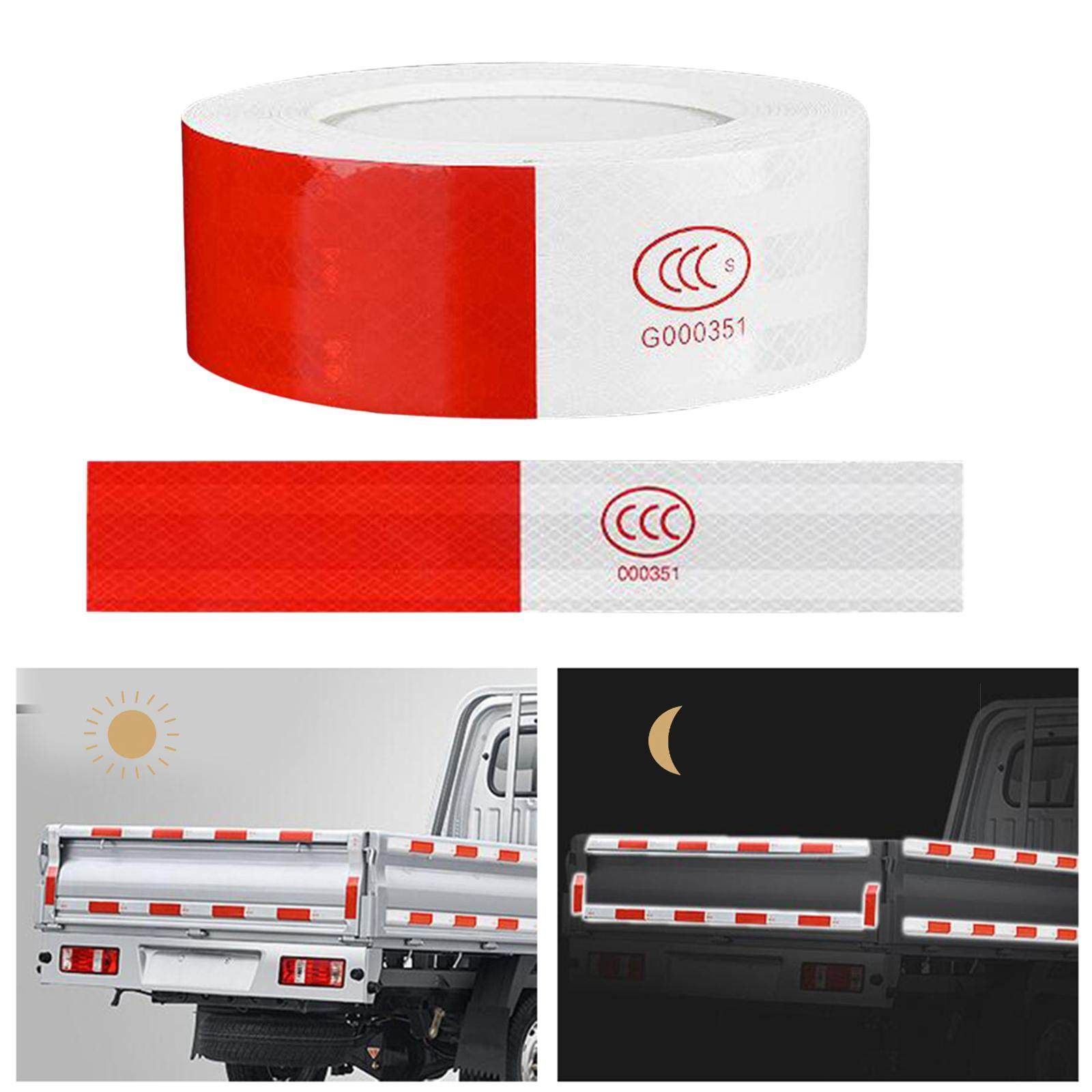 Reflective Tape Caution Safety Warning Tape Outdoor Trailer Reflector Tape