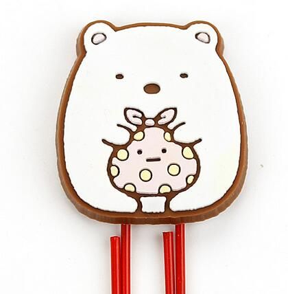 New Japan cartoon Sumikkogurashi Bookmarks Cartoon paper clip holder stationery office School supplies marcador de livro G138