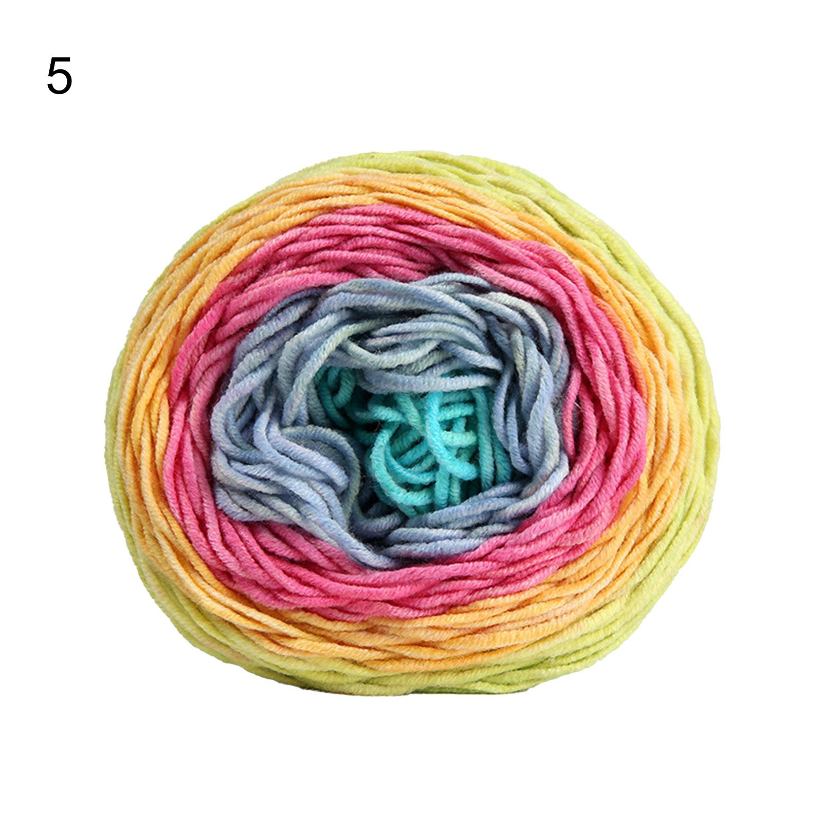 Knitting Cotton Yarn Tear-resistant Clear Texture Thread Group