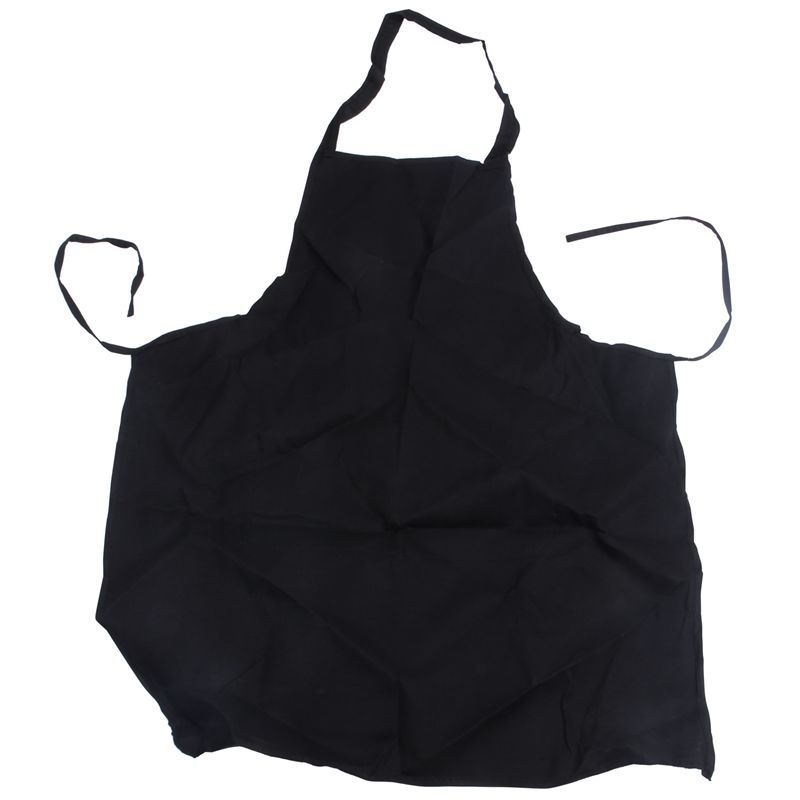 12 Pack Bib Apron - Uni Black Apron Bulk with 2 Roomy Pockets Machine Wble for Kitchen Crafting BBQ Drawing(null).
