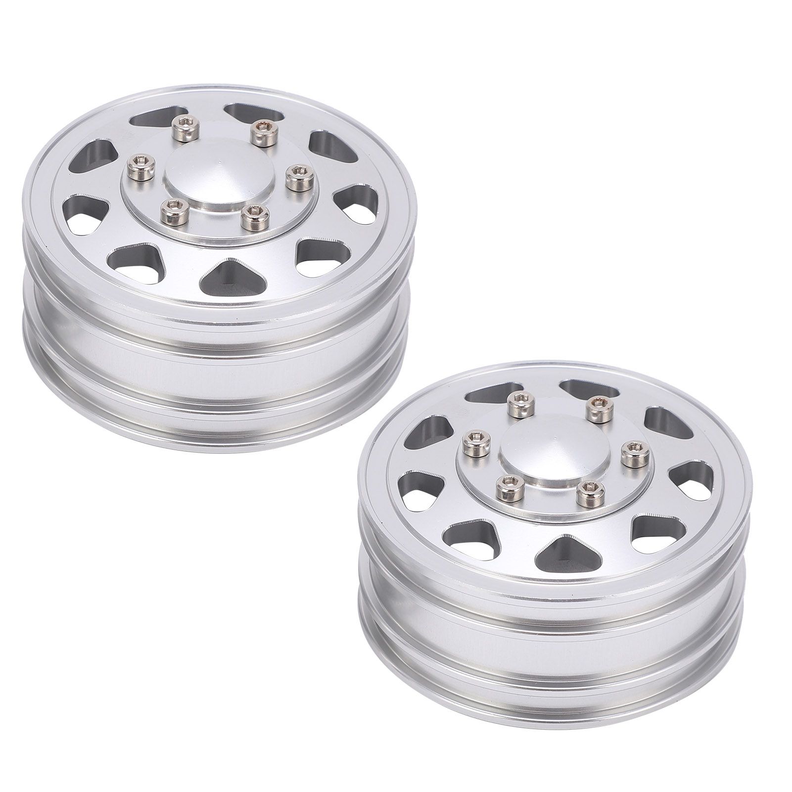CNC Al-Alloy Front Wheel Hub Bearing For 1/14 Tractor Model Car SeriesV