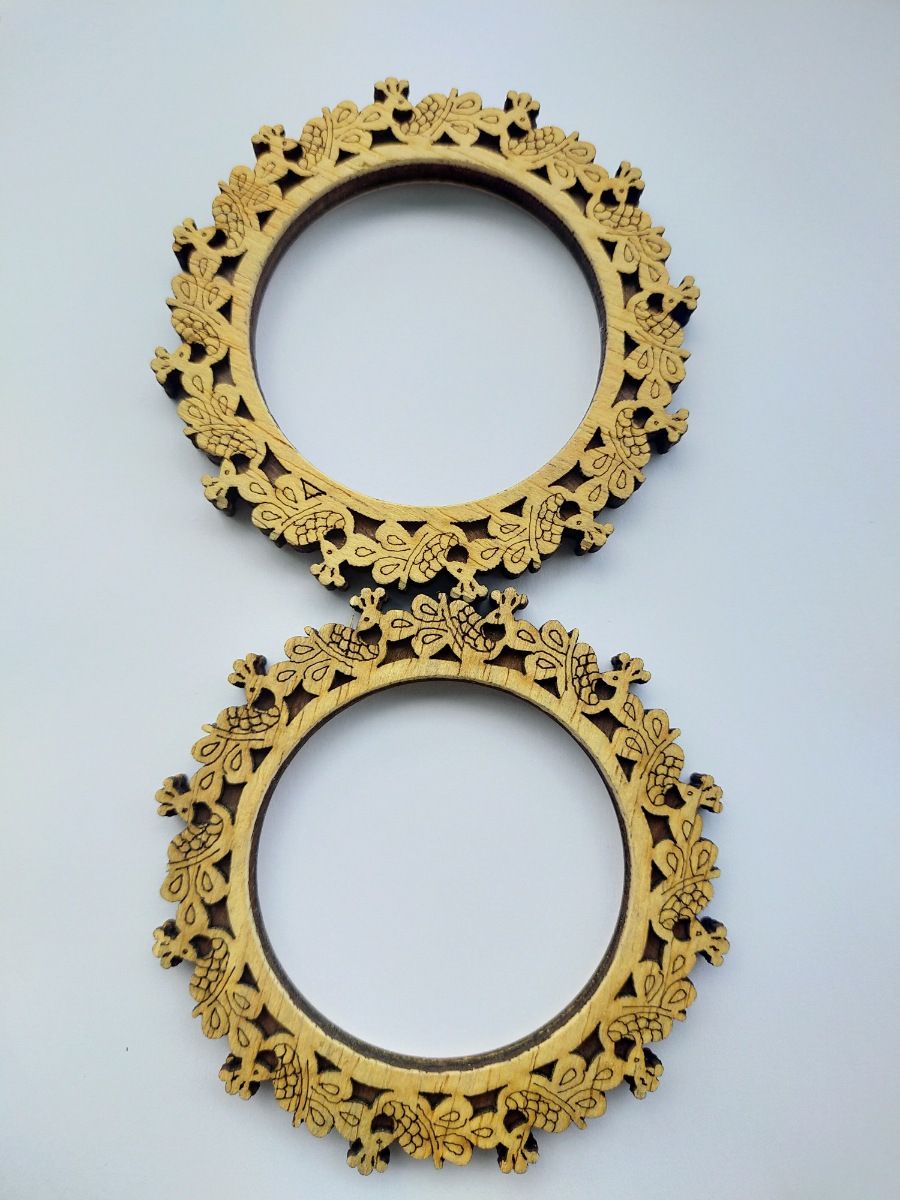 1pair wooden Churi base