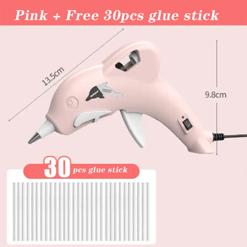 Hot melt glue gun 90W high temperature silicone gun, DIY project, repair, artistic creation, use 7mm glue stick