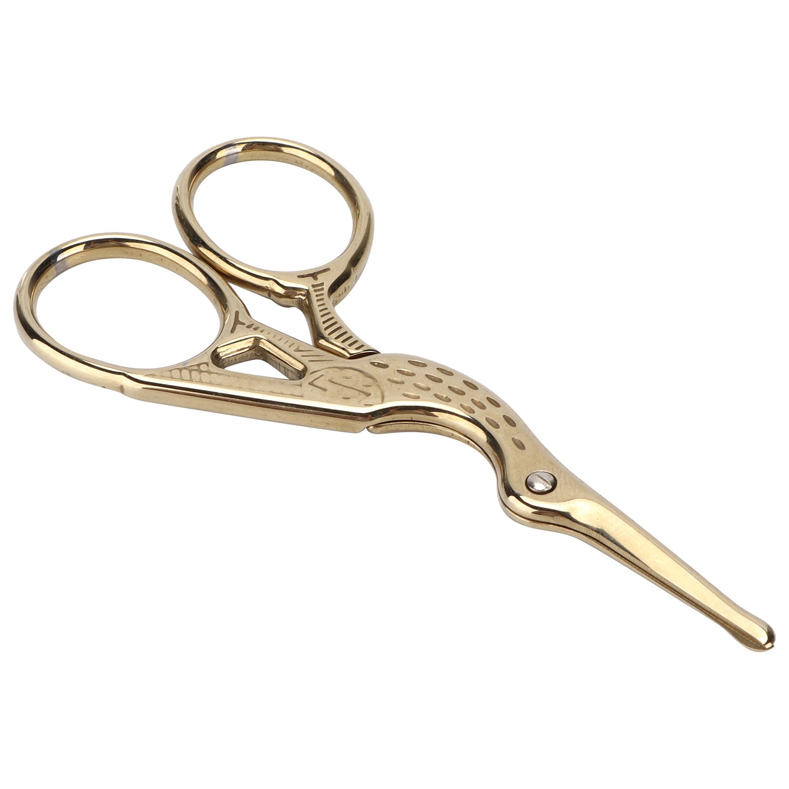 Small Scissors Crane Design Stainless Steel Retro Sewing Embroidery DIY Crafts Shears Tool