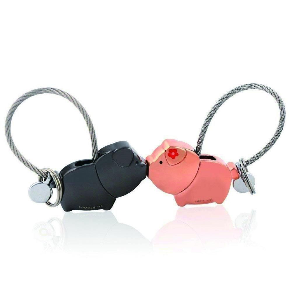 Sweet Kiss  Keychain with Magnetism Cute Kiss s Couple Keychain Christmas Gifts Valentine's Love Token